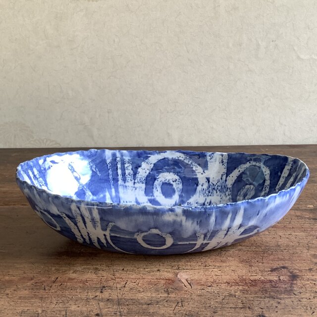 南フランス ニースブルーをイメージしたサラダボウル | iichi 日々の