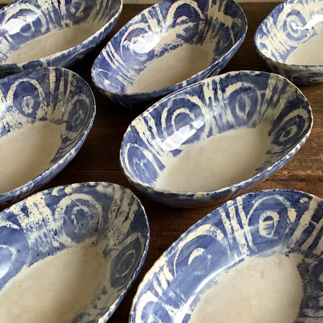 南フランス ニースブルーをイメージしたサラダボウル | iichi 日々の