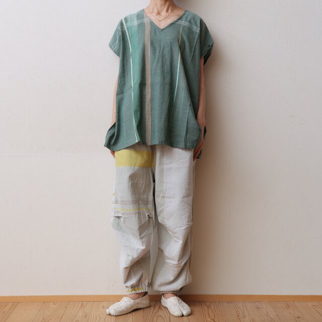 【NEW】nica pants HOSO cotton