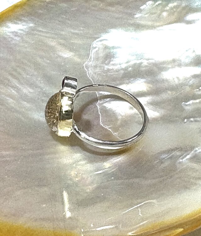 ルチルクオーツとルビーのリング | iichi 日々の暮らしを