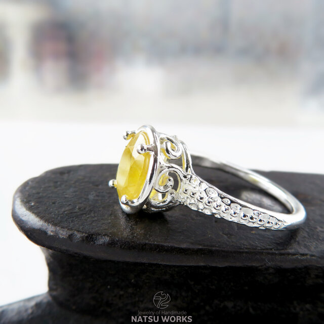 サファイア リング / Yellow Sapphire Ring 3 | iichi 日々の暮らしを