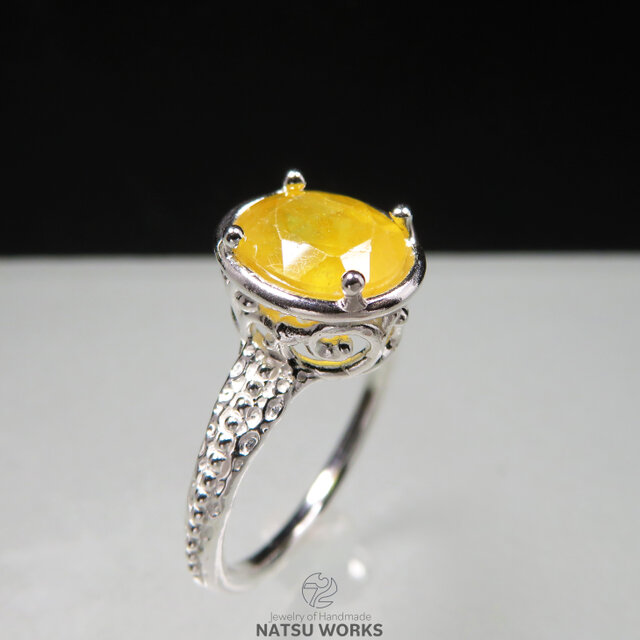 サファイア リング / Yellow Sapphire Ring 3 | iichi 日々の暮らしを