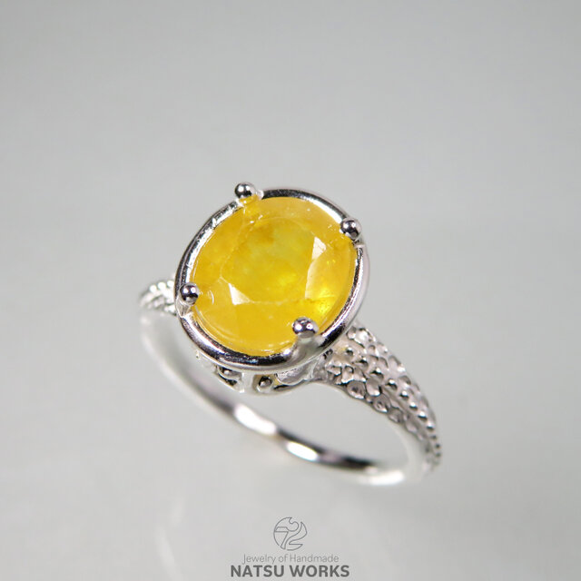 サファイア リング / Yellow Sapphire Ring 3 | iichi 日々の暮らしを