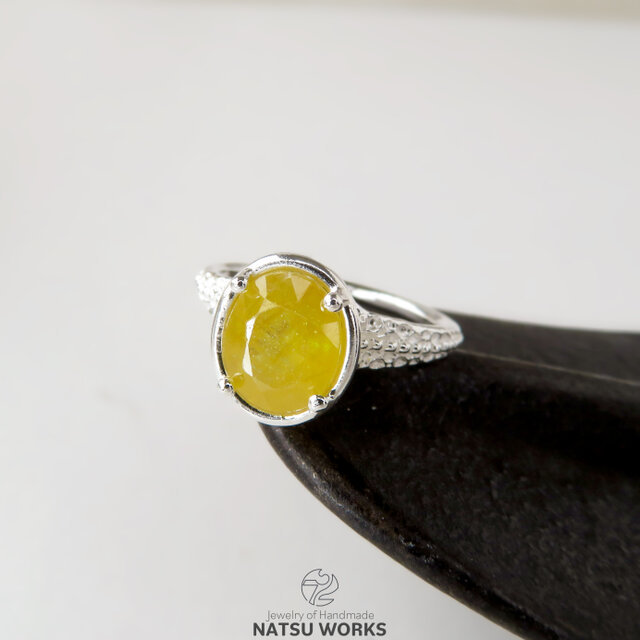 サファイア リング / Yellow Sapphire Ring 3 | iichi 日々の暮らしを