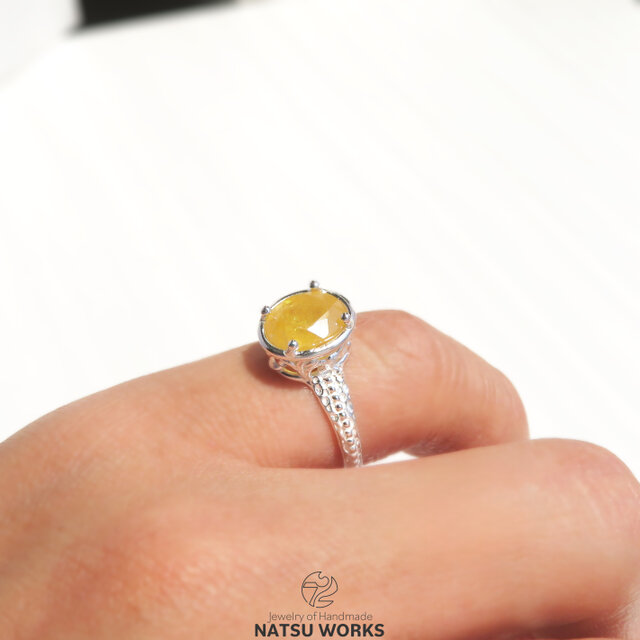 リング - イエローサファイアリング Yellow Sapphire Ring サファイア リング / Yellow Sapphire Ring 3 | iichi 日々の暮らしを