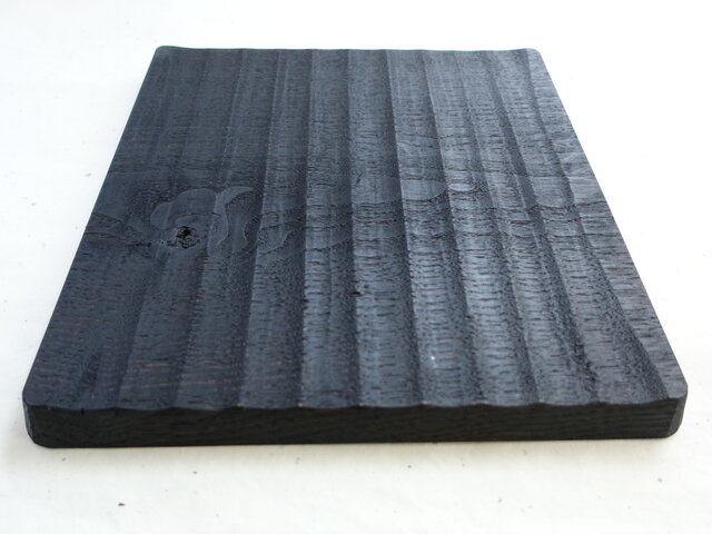 大きめの四角い我谷盆 墨染め | iichi 日々の暮らしを心地よく