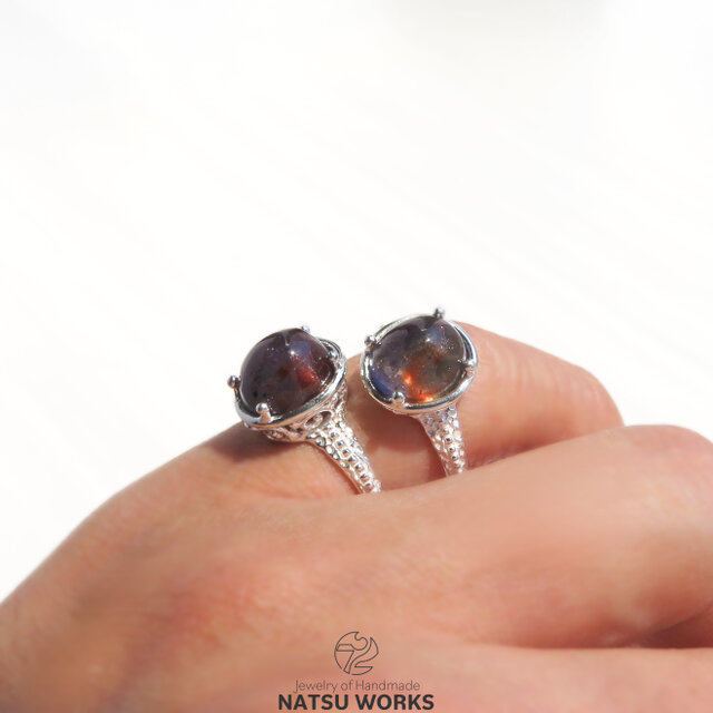 アイオライト サンストーン リング / Iolite Sunstone Ring 2 | iichi