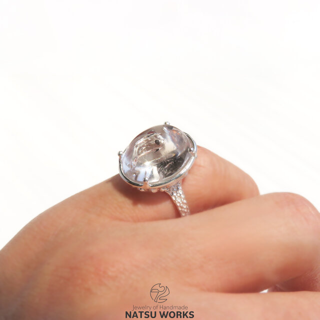 水入り水晶 リング / Enhydro Quartz Ring 3 | iichi 日々の暮らしを
