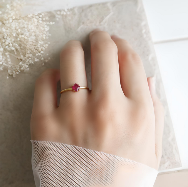 け*こ様 ルビーの指輪です。 ルビー 1.0ct/約0.4ct ダイヤモンド 1.0ct プラチナ リング(指輪
