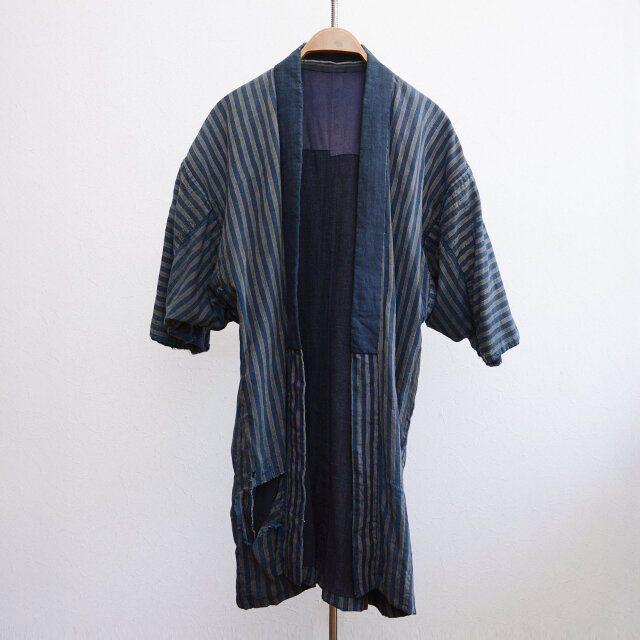 襤褸 木綿 野良着 藍染 クレイジーパターン ジャパンヴィンテージ 昭和