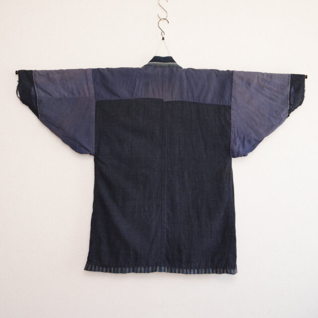 野良着　襤褸　着物　アンティーク　藍染 江戸時代の藍染襤褸野良着 | 18th Century Boro Noragi