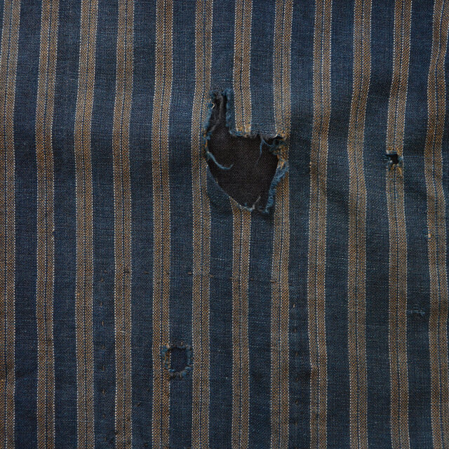 襤褸 木綿 野良着 藍染 クレイジーパターン ジャパンヴィンテージ 昭和