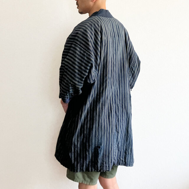 襤褸 木綿 野良着 藍染 クレイジーパターン ジャパンヴィンテージ 昭和