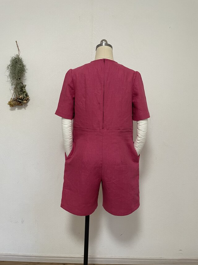 リネンの夏のジャンプスーツ | iichi 日々の暮らしを心地よくする