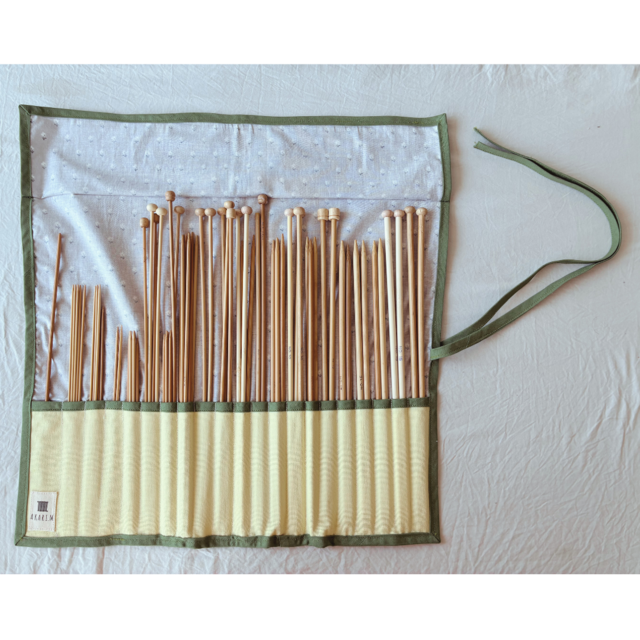 送料無料】棒針ケース「Needle roll」— Simple is best — | iichi 日々