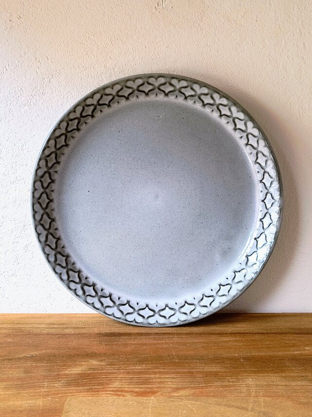 美品 クイストゴー　コーディアル　ホワイト　ケーキプレート 美品 クイストゴー コーディアル ホワイト ケーキプレート