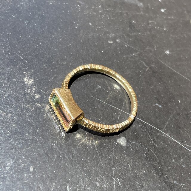 【ラルーチェデルソーレ】パーティカラー トルマリン リング 9 号 ラルーチェデルソーレ】パーティカラー トルマリン リング 9 号 - メルカリ