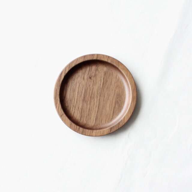 木のコースター　Walnut