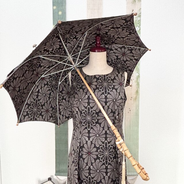 希少‼️オールド大島紬からワンピース 希少‼️オールド大島紬からワンピース