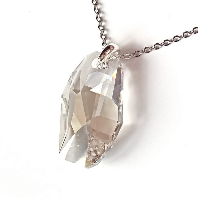 稀少スワロフスキー クリスタルシルバーシェイド meteor 28mm の