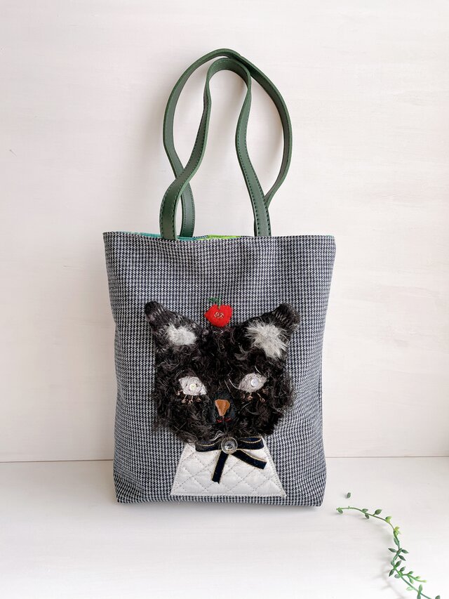 もじゃクロネコバッグ