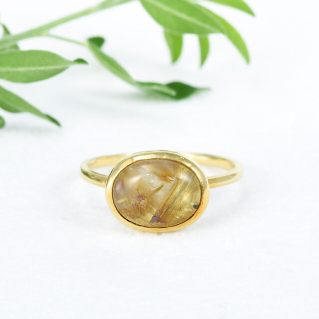 K18 ルチルクォーツ リング CH054CIBSN | iichi 日々の暮らしを
