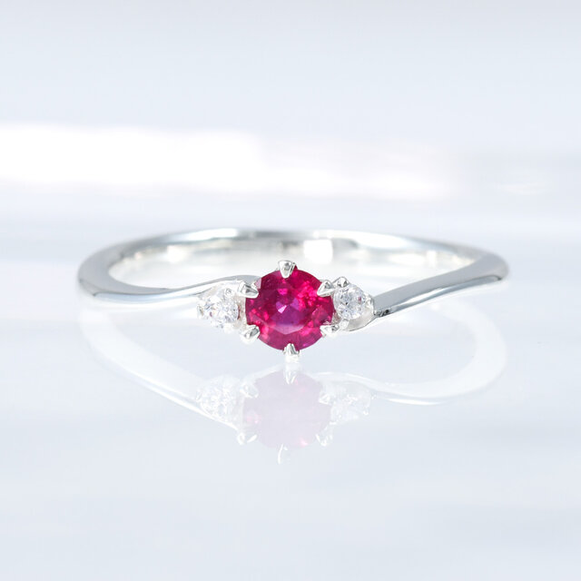 ルビー リング SV925 CH083CIBSN