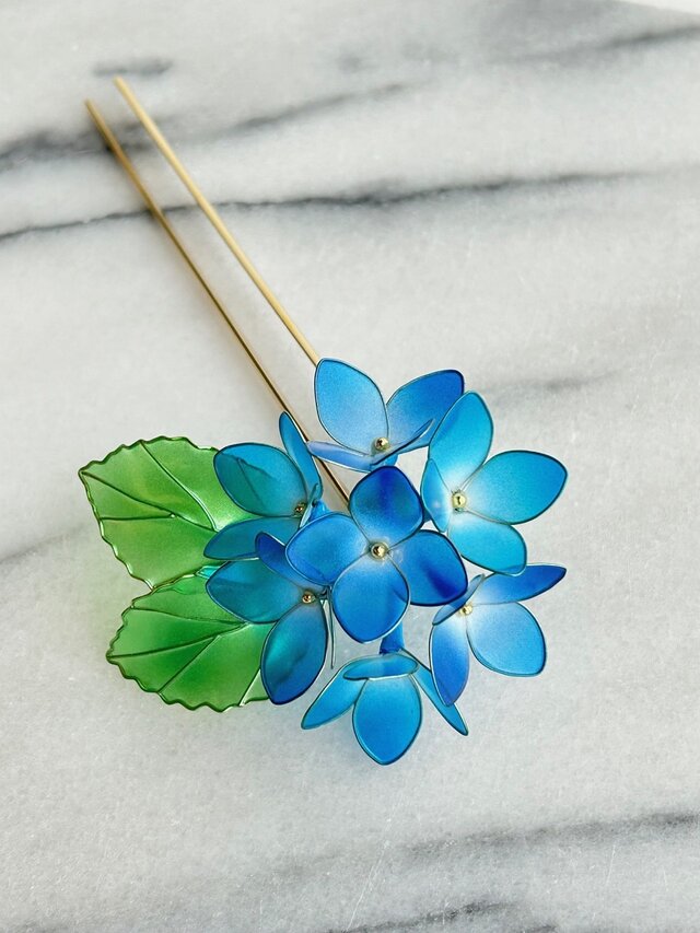 紫陽花簪 ー雨の記憶ー