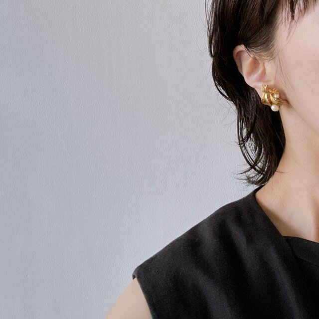 ゴールド イヤリング Ball earring（イヤリング）｜AFFECT（アフェクト）の