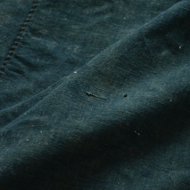 昭和初期 藍染 大判 風呂敷 四幅 漢字入り 木綿 古布 ジャパン