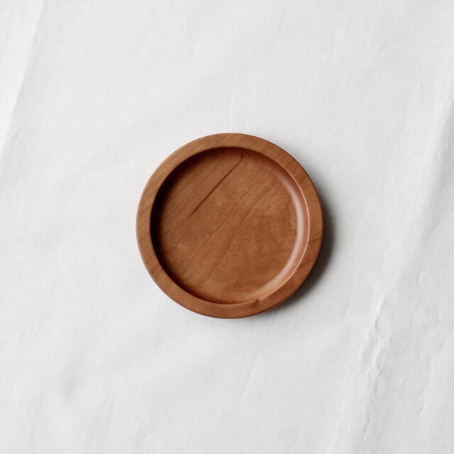 木のコースター　Cherry