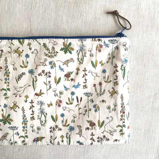 フラットポーチ＊リバティ・セオ