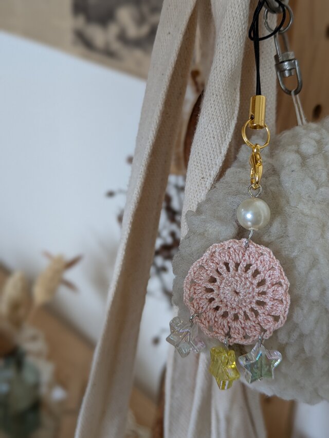 お星さまキラキラストラップ