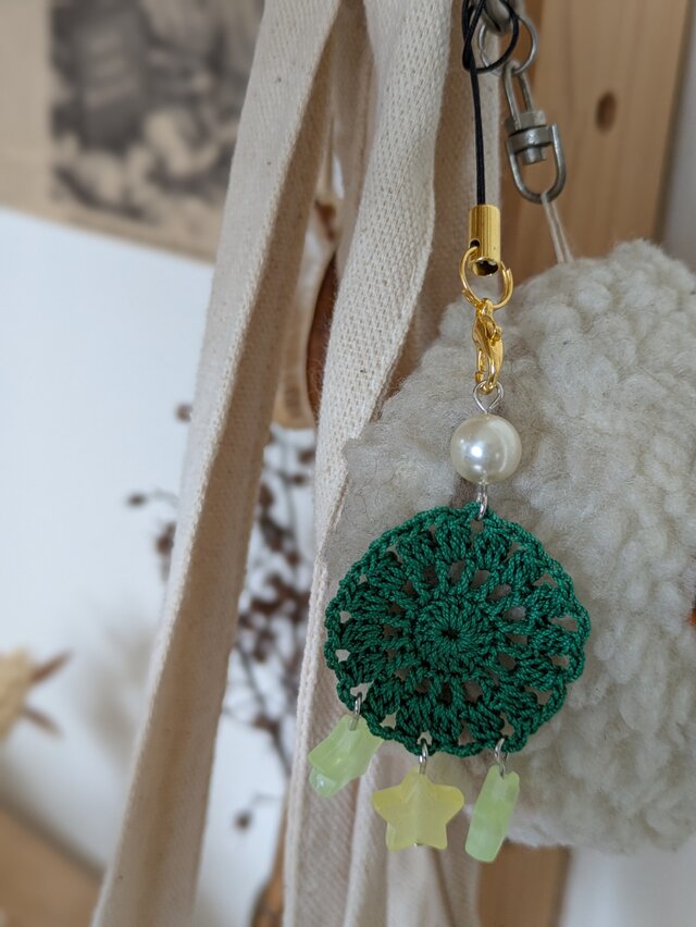 お星さまキラキラストラップ