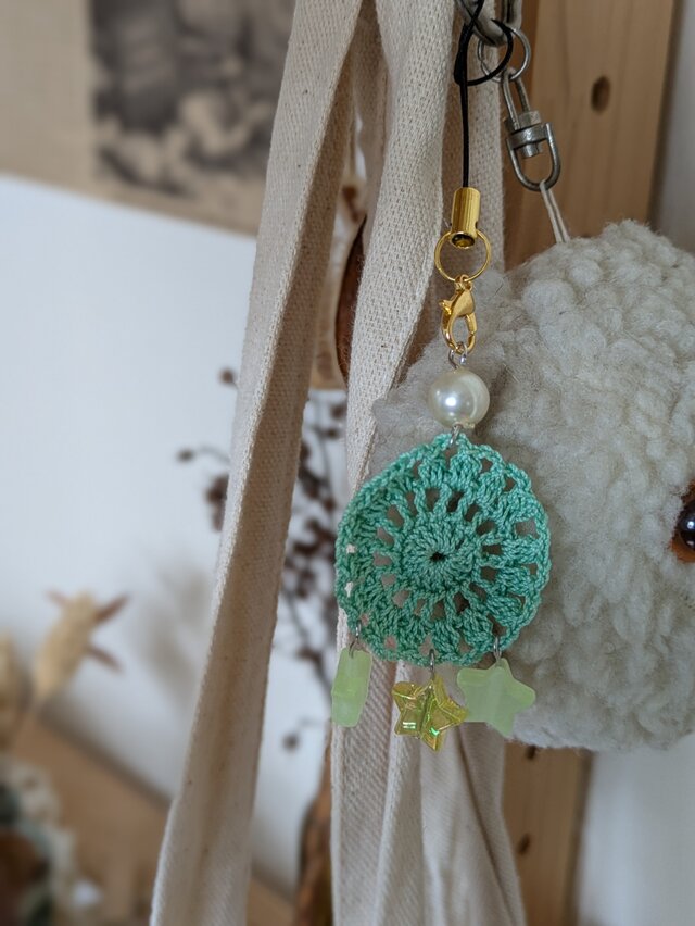 お星さまキラキラストラップ