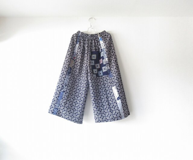 ☆浴衣ガウチョパンツ☆パッチワーク♪ | iichi 日々の暮らしを