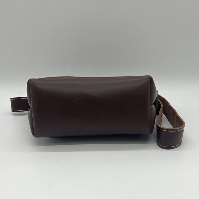 レザーフラップショルダーバッグS（ハンドメイド／コンパクト