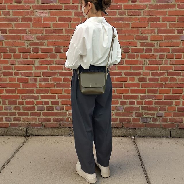 新色追加】レザーフラップショルダーバッグS（ハンドメイド