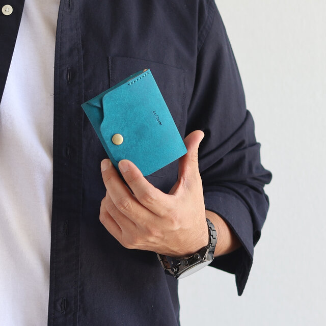 お札が折れない鍵が入るコンパクト財布 LF-031 マルゴー ×ヌメ革