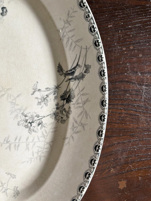 Choisy le roi ショワジールロワ オーバル皿 楕円皿 30.3cm フランス