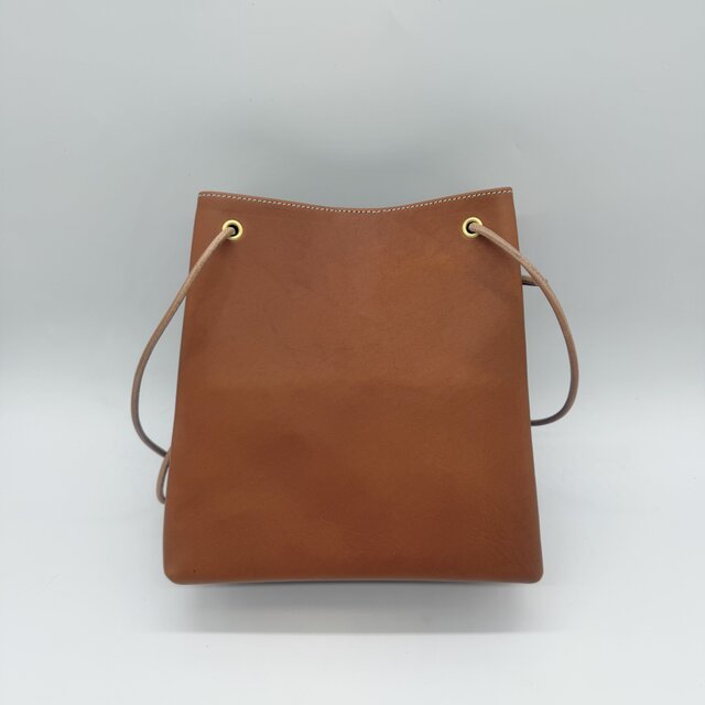 新色追加】レザースクエアショルダーバッグ（ハンドメイド／ボックス型