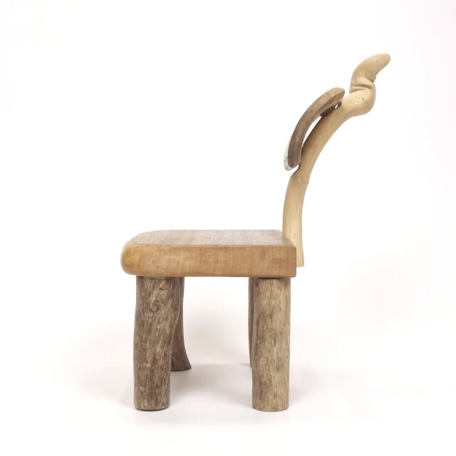 ハンドメイド 木製 流木の椅子 流木小椅子ハンドメイド、自然流木癒しの椅子（座れます）