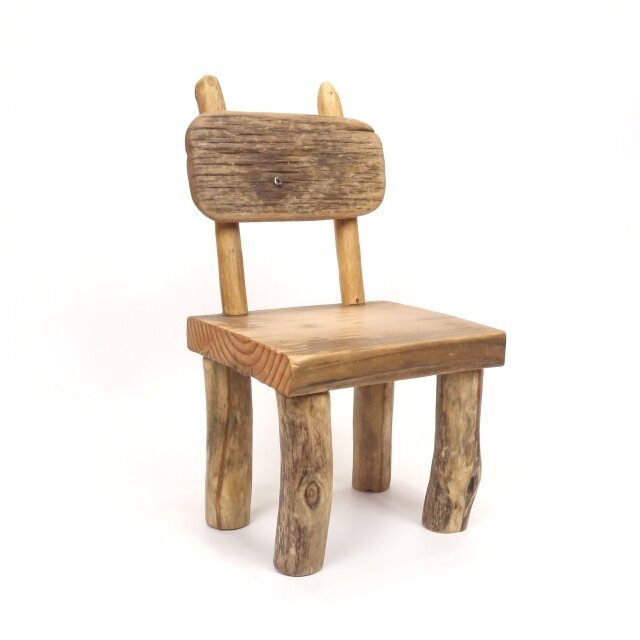 ハンドメイド 木製 流木の椅子 流木小椅子ハンドメイド、自然流木癒しの椅子（座れます）