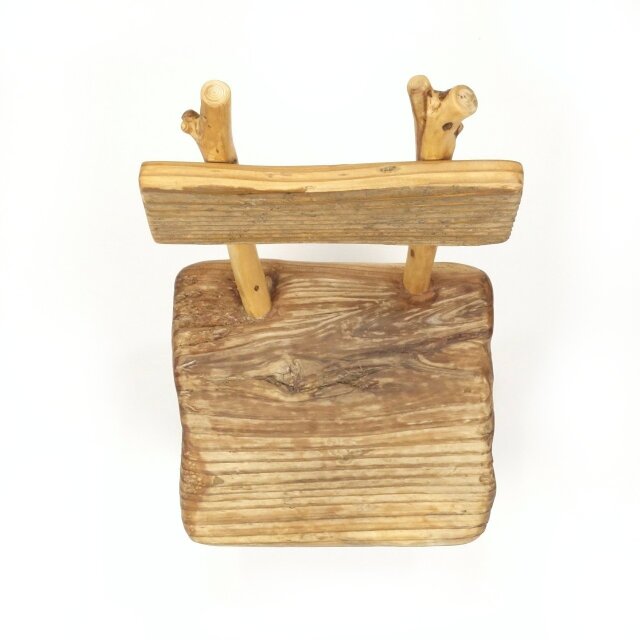 ハンドメイド 木製 流木の椅子 ハンドメイド 木製 流木の椅子