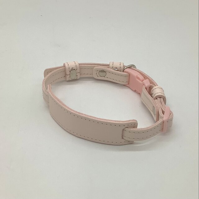 文字入れ可能】ネコの首輪（ハンドメイド／セーフティバックル／Dカン
