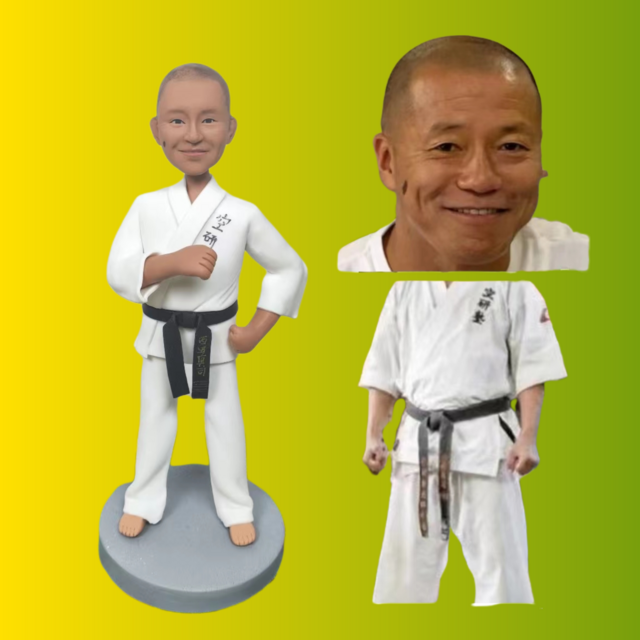 ドール オリジナル そっくりフィギュア プレゼント 空手、剣道、柔道、テコンドー ゴルフ、サッカー、野球 フィギュア
