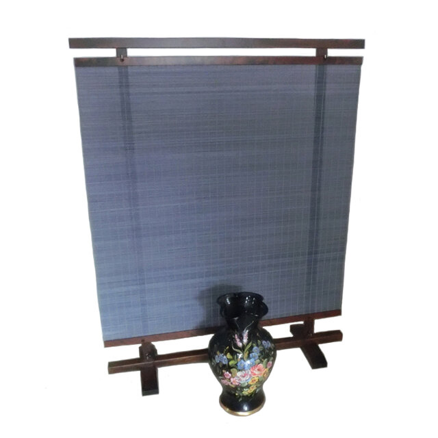 復刻 1台限定商品　簾衝立フィットパネル ブルー木簾
