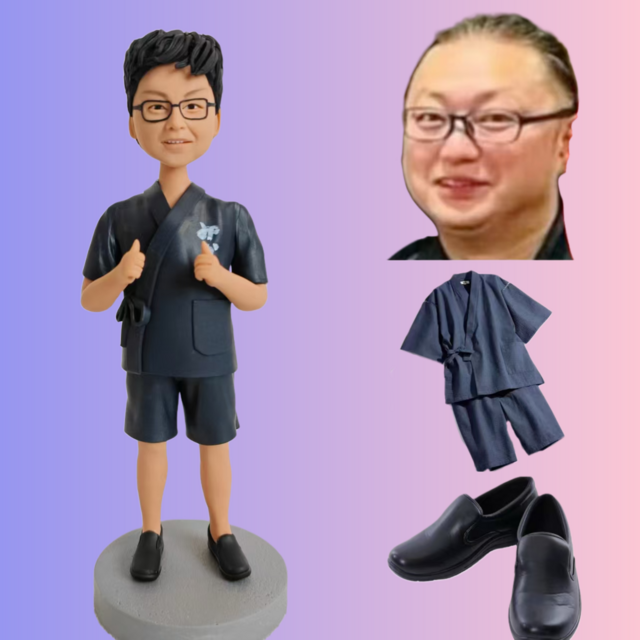 【オーダーメイド】 オーダー メイド 人形 そっくりフィギュア プレゼント 男性、彼氏、夫、誕生日、記念日、手作りプレゼント