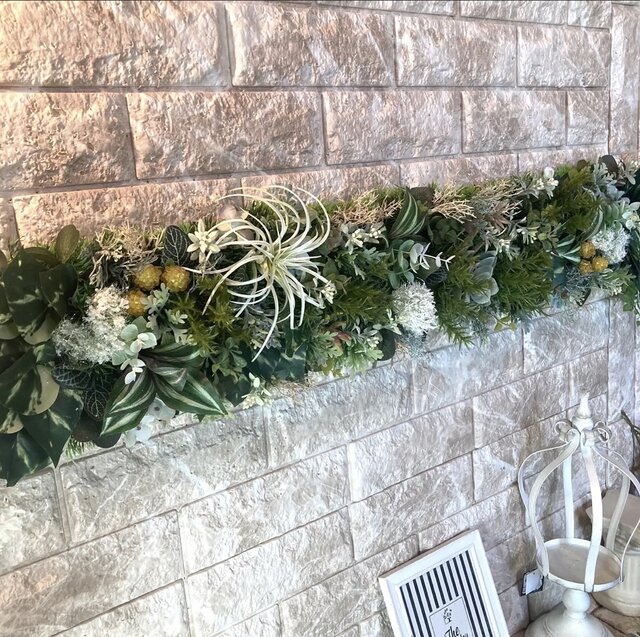 光触媒 人工観葉植物 ウォールグリーン フェイクグリーン 壁掛け801