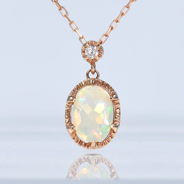 Jewel closet by L&Co. ネックレス レディース オパール K10 10